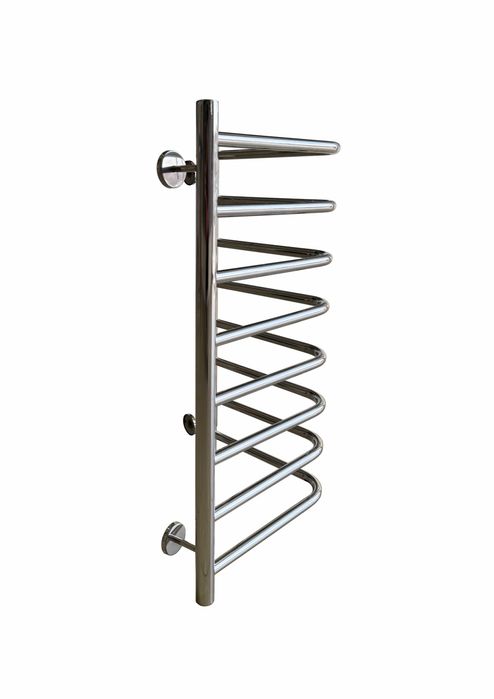 Угловой полотенцесушитель от производителя с гарантийным талоном.