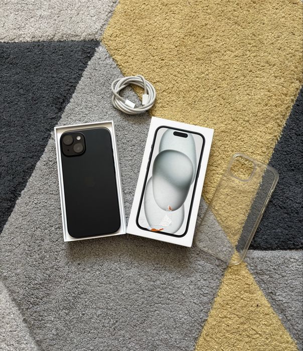 Vand iPhone 15 128gb 89% CA NOU, PERFECT