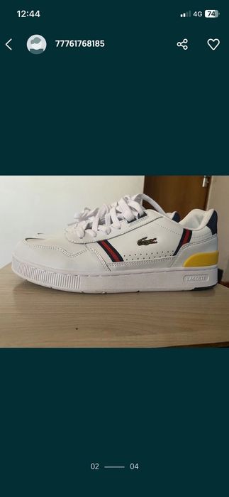 Срочно продам кроссовки лакоста