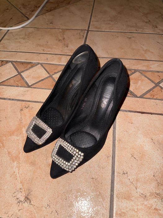 Pantofi cu toc - negru