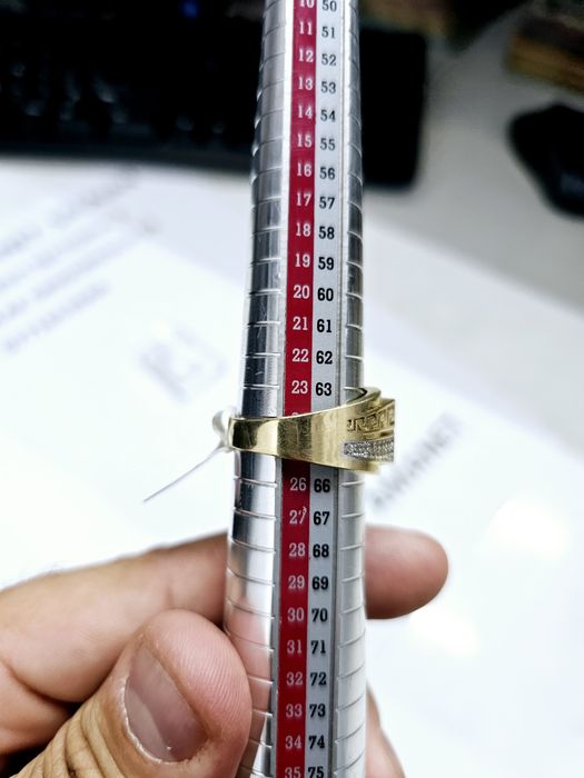 Vand inel barbatesc din aur 14 k 9.67 g cod 444