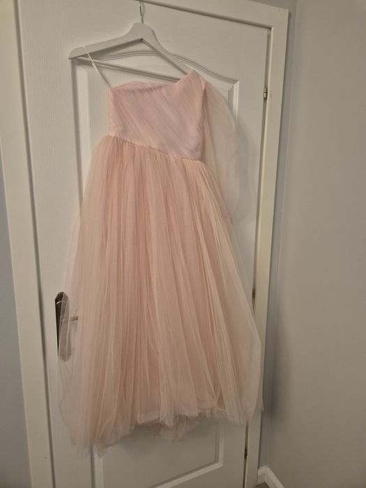 Rochie roz printesa superba 6-8 ani