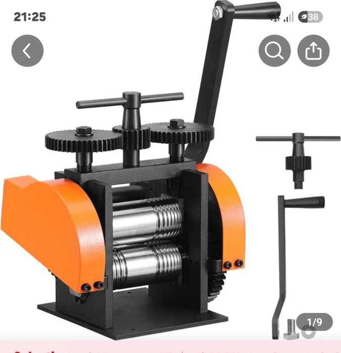 Mașină laminatoare multifuncțională 3 în 1 pentru bijuterii, nou in ambalaj original