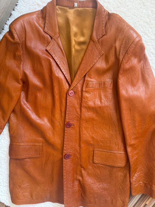 Мъжко Сако от естествена кожа