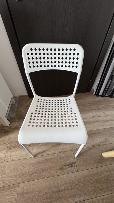 3 bucati scaun alb SANDSBERG IKEA