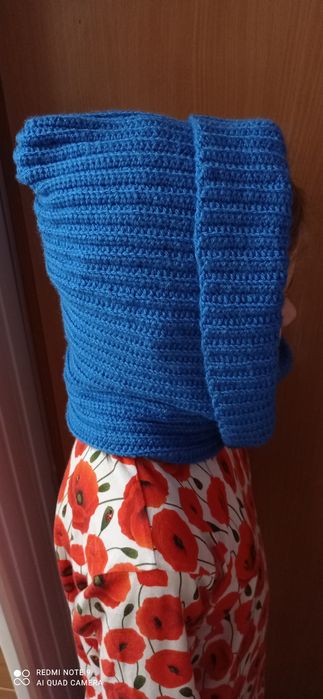 Новый ручная работа капюшон-шарф