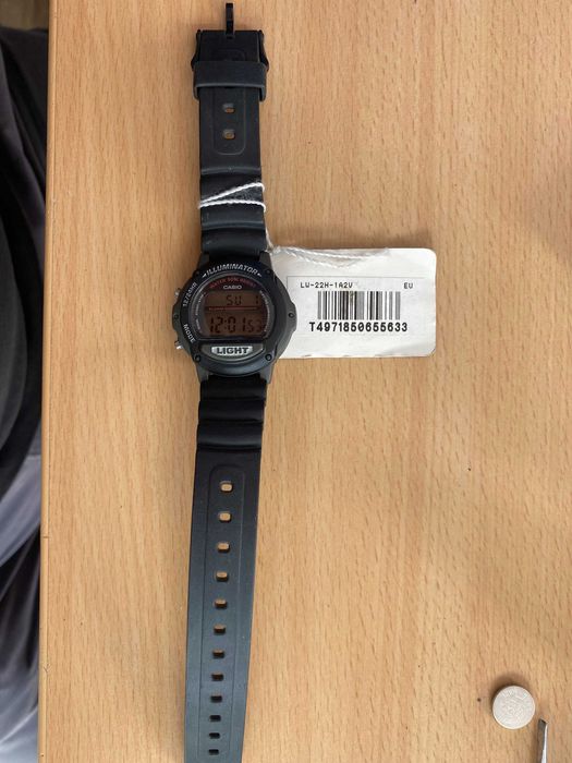 Ceas Casio nou Illuminator Afisaj LW-22H dama/copii