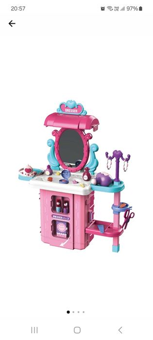 Set de joaca Mappy Mobile Dresser, masuta de machiaj 3in1