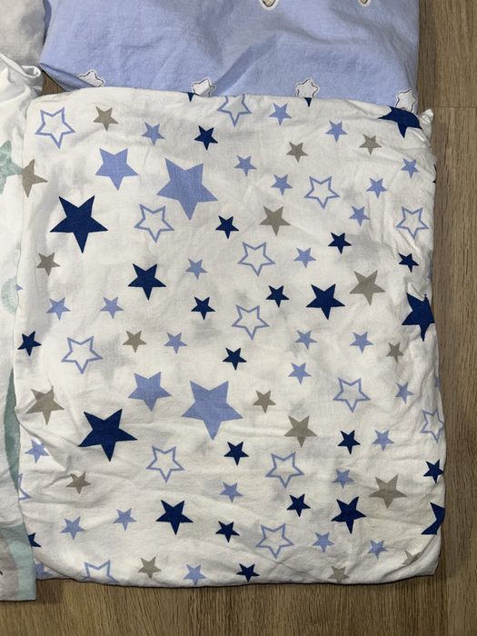 Set 4 cearsafuri cu elastic pentru patut de copii