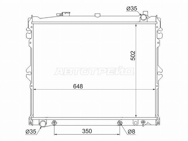 Радиатор Mazda Mpv