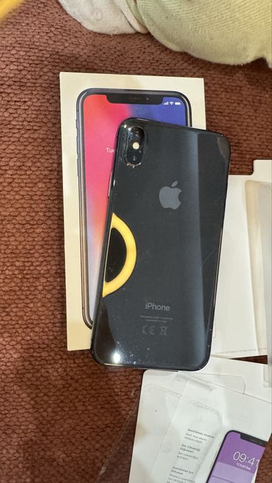 İphone x 256 gb space gray pentru piese display defect