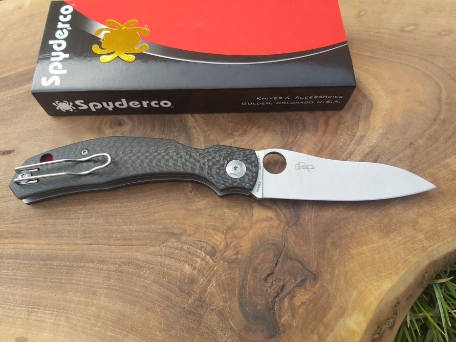 Сгъваем джобен нож Spyderco Capara,Carbon Fiber, С241
