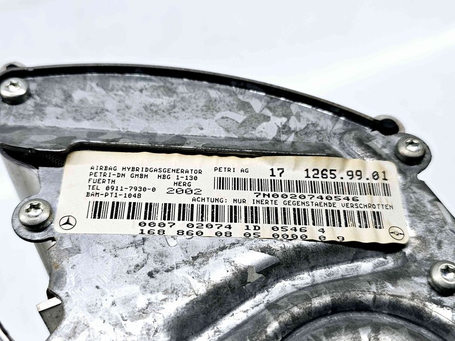Airbag pasager Mercedes Clasa B (W245) [Fabr 2005-2011] 1688600805