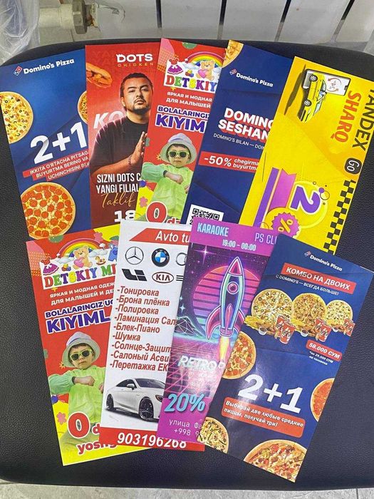 Флаер по 93 сумов. Flayer 93 so'mdan / 428.000 so'mga 4000ta flaer!