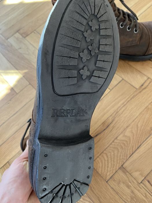 Нови мъжки обувки (боти) REPLAY 43 от естествена кожа