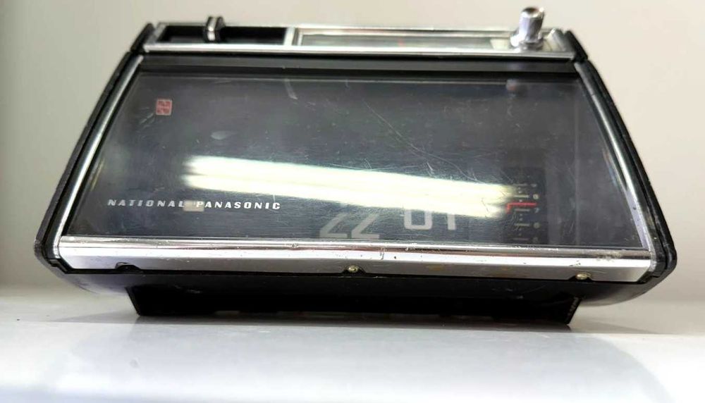 National Panasonic RC-6003B Radio Vintage Japan Flip Clock colectie