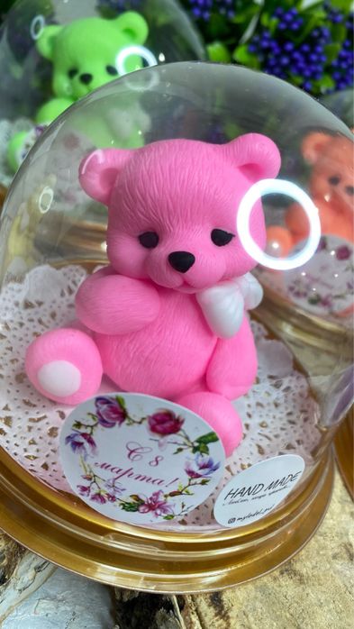 Мыло медвежонок в подарок к 8 марта