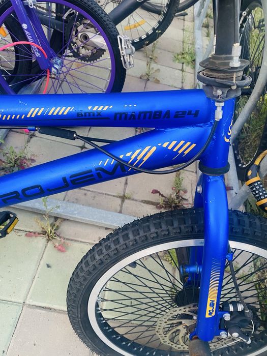 Велосипед BMX синий цвет подростковый