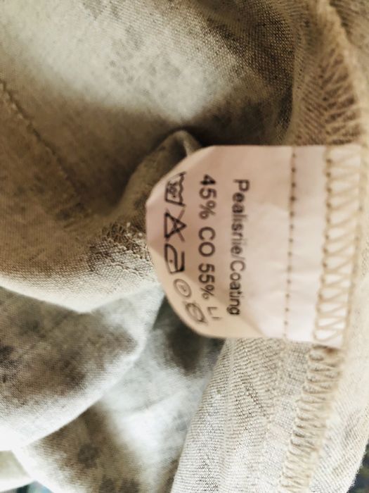 Костюм светлый льняной