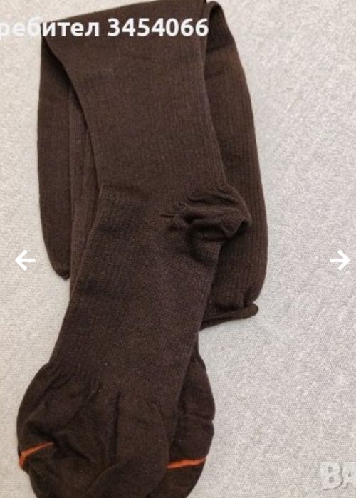 Нови мъжки чорапи за подръжка.
