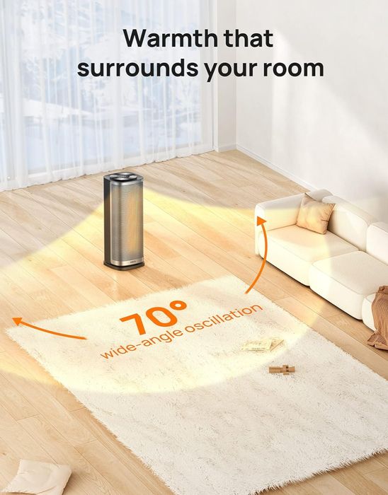 Radiator încălzitor cu telecomanda