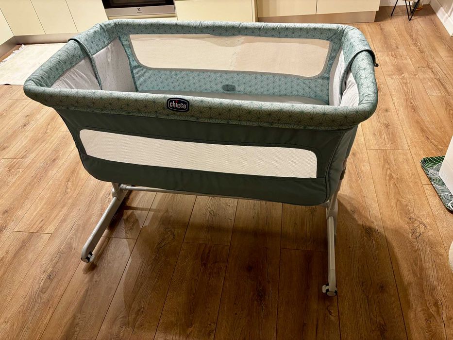 Patut Chicco CO-Sleeping Next2Me Dream, Sage (Turcoaz), 0luni+