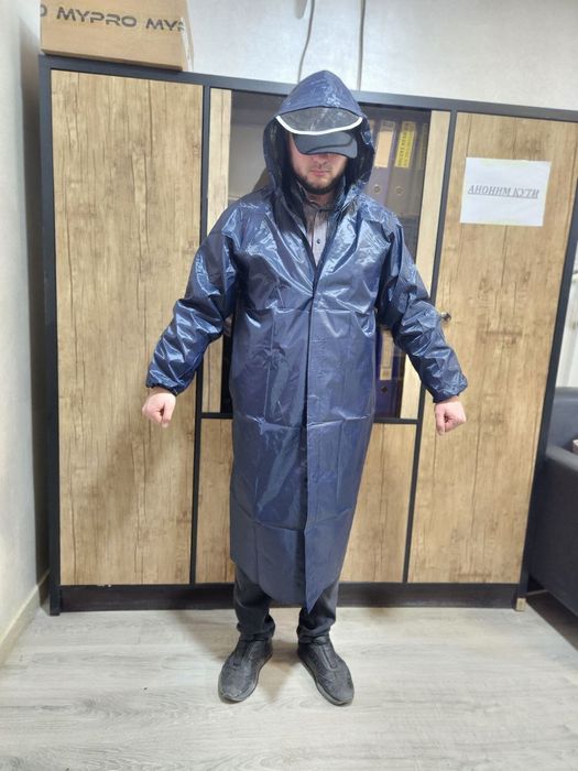 дождевик dojdevik plash плаш плащ платье Целофановый одежда доставка