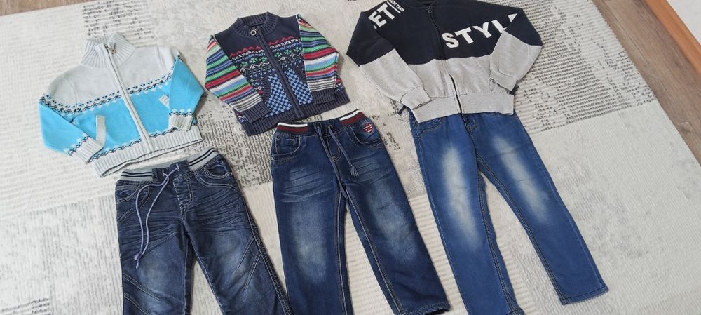 Джинсы утеплённые, кофты и др