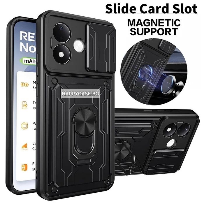 Xiaomi Redmi Note 17 Pro Max 5G / Redmi Note 17 Pro 5G / RING CARD SLOT Удароустойчив кейс със слот за карта