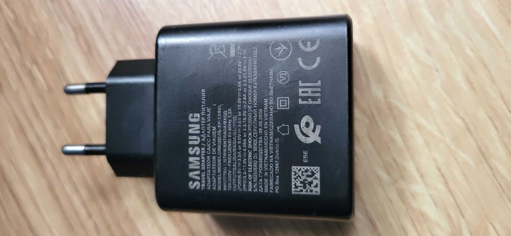 Samsung EP-TA845 Incarcator retea Fast Charge 45W, USB Type-C, negru