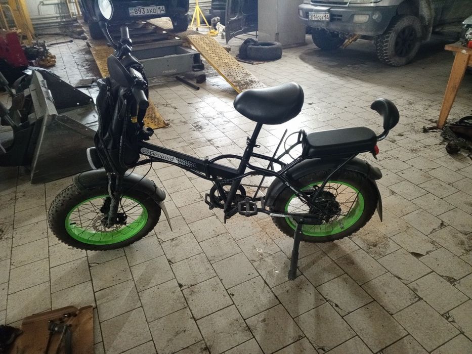 Продам электро велосипед GEOPARD имеется вторая батарея