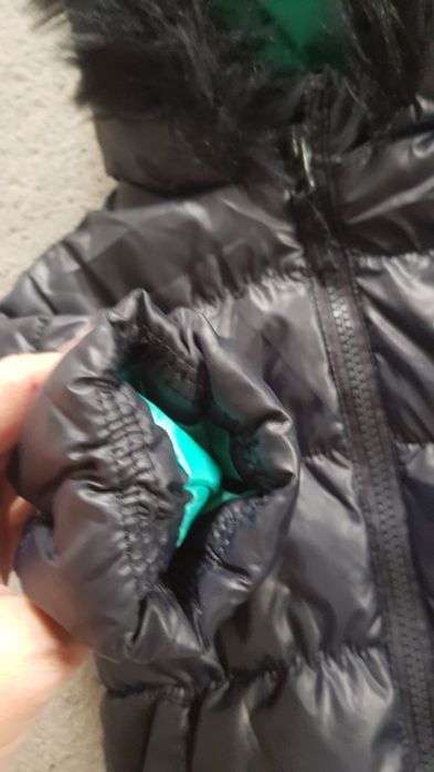 Geaca bebe baietel umpluta cu pene și puf mar 68/74