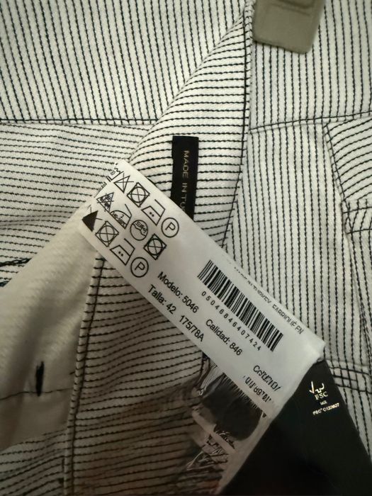 Pantaloni albi - Massimo Dutti