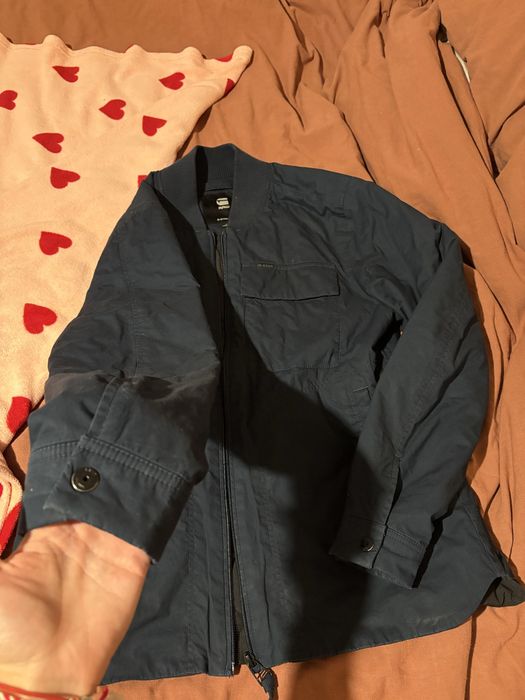 G-star navy blue синьо яке преходно