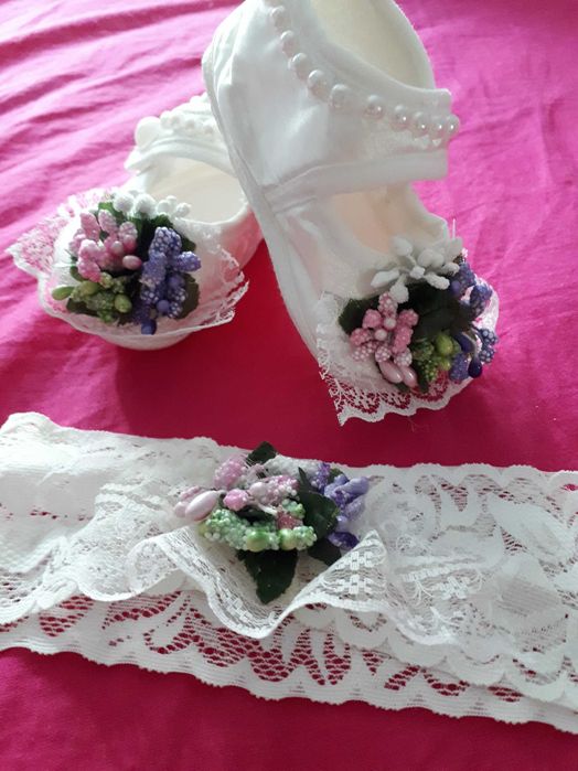 Rochiță/compleu ocazie/botez cu pantalon