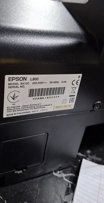Принтер Epson L800.