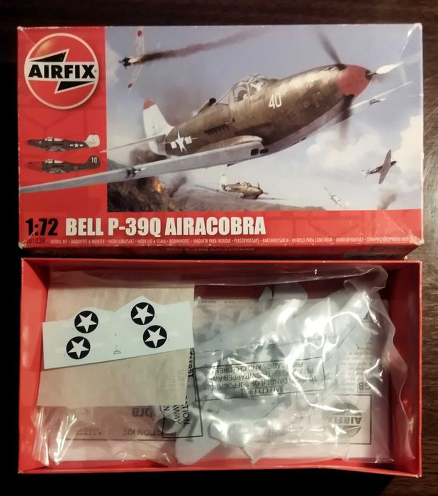сборная модель самолёта Bell P-39 Airacobra 1/72 супер турбо!