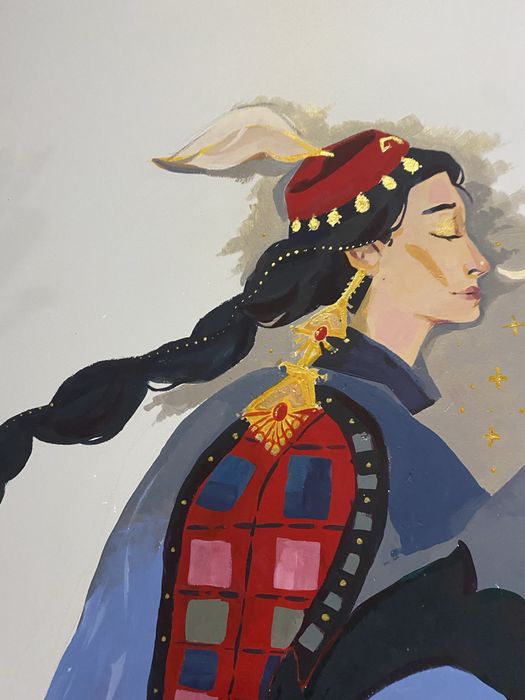 Роспись стен, художник