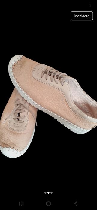 Pantofi casual/ eleganti din piele naturala, marimea 37