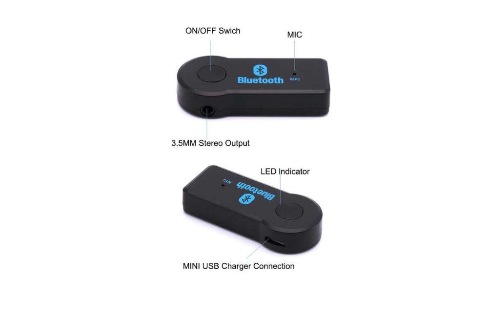 Receptor bluetooth auto 3.55mm - Conectare bluetooth