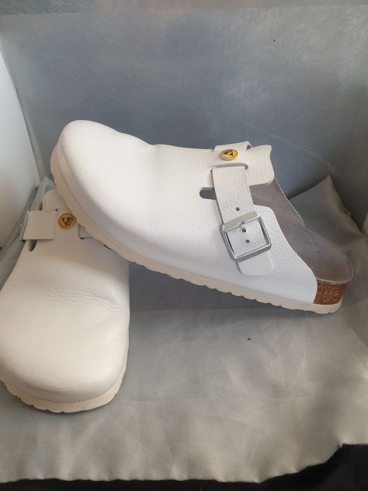 Saboți piele talpă ortopedică pentru bucătari