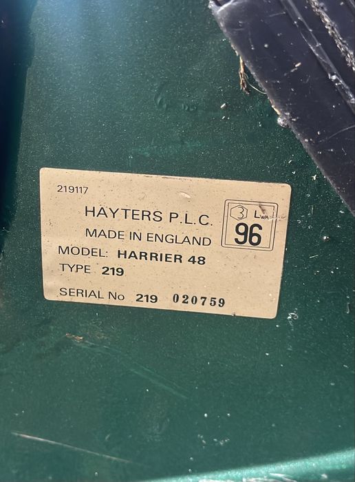 Masina Profesionala tuns gazon iarba Hayter 48 nu honda stihl