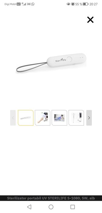Sterilizator portabil UV-C S-1080 Sterilife