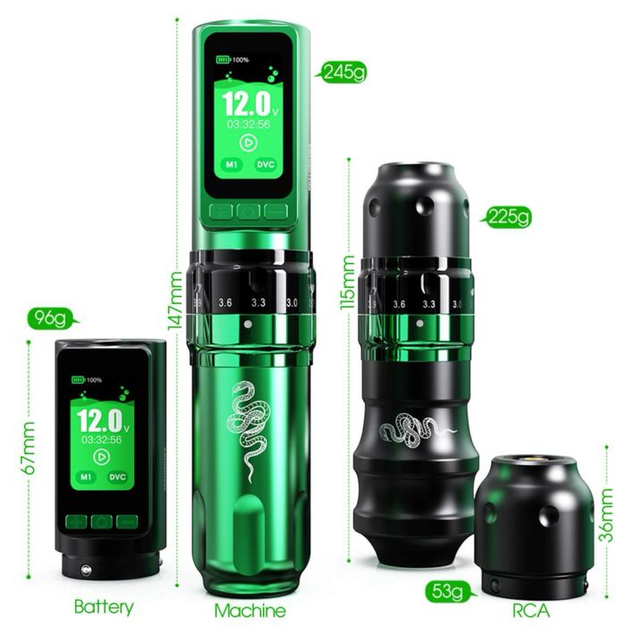 Ez и Fold Pro Безжичен пистолет за татуировки  Tattoo Gun