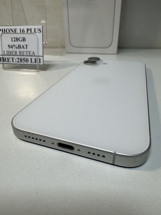 iPhone 16 Plus 128GB White