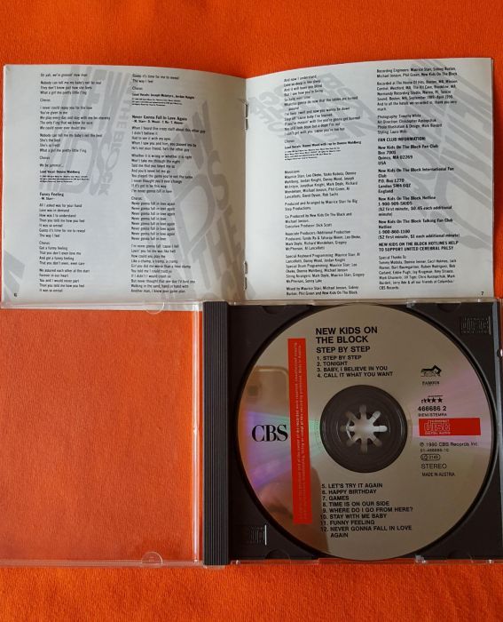 CD New Kids on the Block-Step by Step