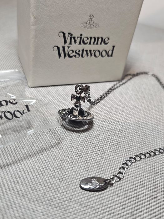 Lănțișor Vivienne Westwood Negru Orb planeta
