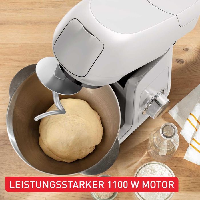 Нов Кухненски Робот Tefal Bake Partner QB525B38, 1100W, Капацитет на Купата 4.6 л, 2 години Гаранция