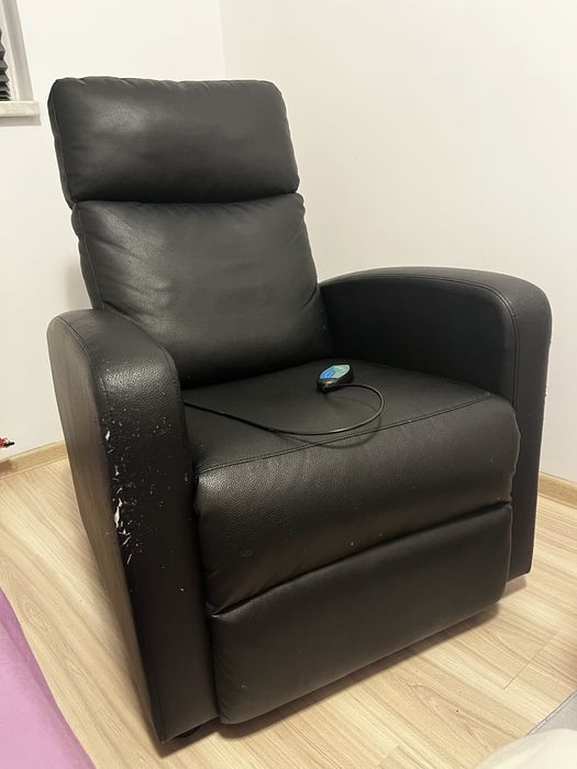 Fotoliu masaj Hadrup negru