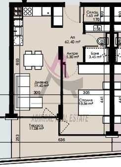 Продава се Двустаен апартамент в Варна, Трошево - 71 кв.м за 2027 €/кв.м - Снимка #1